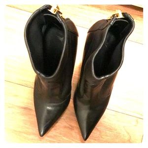 Giuseppe Zanotti Black Leather Booties